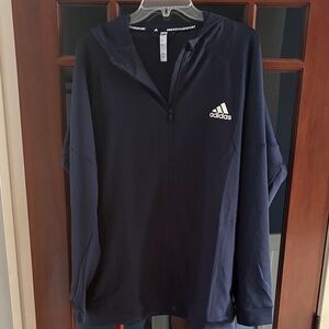 Adidas Aeroready Jacket, Men’s XL, NWOT, Full-zip front, Two front pocket Black.